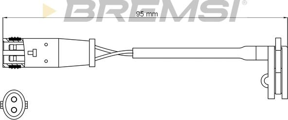 Bremsi WI0625 - Indikators, Bremžu uzliku nodilums autodraugiem.lv