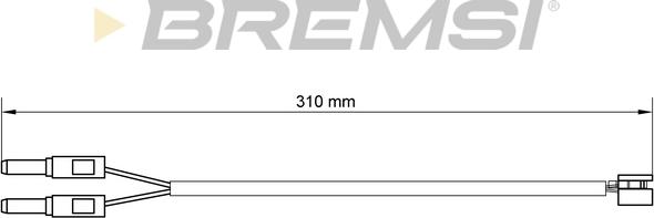 Bremsi WI0672 - Indikators, Bremžu uzliku nodilums autodraugiem.lv