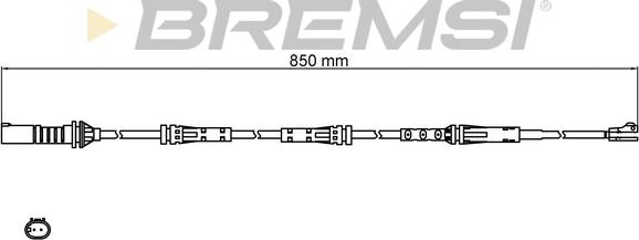 Bremsi WI0815 - Indikators, Bremžu uzliku nodilums autodraugiem.lv