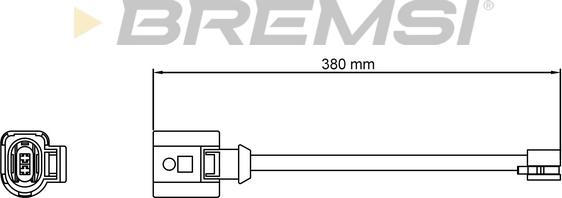 Bremsi WI0810 - Indikators, Bremžu uzliku nodilums autodraugiem.lv