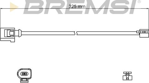 Bremsi WI0817 - Indikators, Bremžu uzliku nodilums autodraugiem.lv