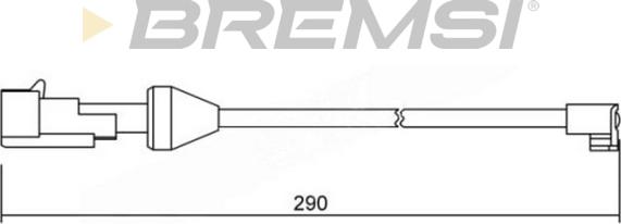 Bremsi WI0746 - Indikators, Bremžu uzliku nodilums autodraugiem.lv
