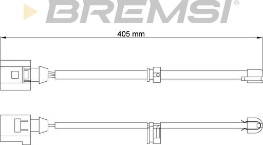 Bremsi WI0742 - Indikators, Bremžu uzliku nodilums autodraugiem.lv