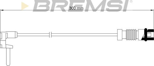 Bremsi WI0760 - Indikators, Bremžu uzliku nodilums autodraugiem.lv