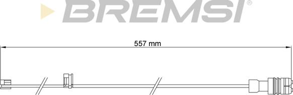 Bremsi WI0708 - Indikators, Bremžu uzliku nodilums autodraugiem.lv