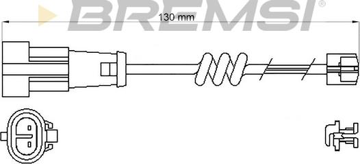 Bremsi WI0714 - Indikators, Bremžu uzliku nodilums autodraugiem.lv