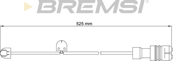 Bremsi WI0711 - Indikators, Bremžu uzliku nodilums autodraugiem.lv
