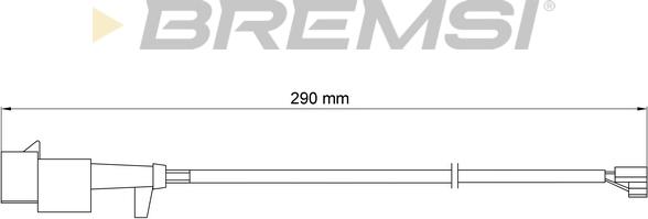 Bremsi WI0713 - Indikators, Bremžu uzliku nodilums autodraugiem.lv