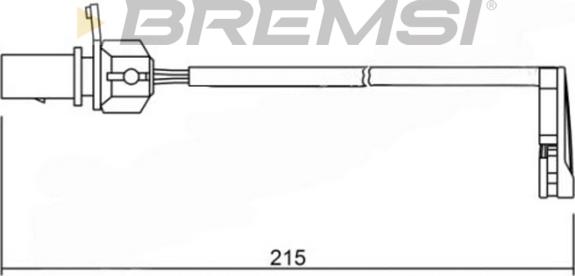 Bremsi WI0734 - Indikators, Bremžu uzliku nodilums autodraugiem.lv