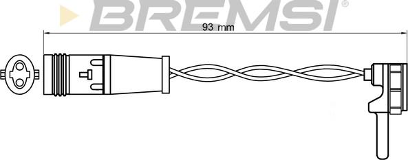 Bremsi WI0724 - Indikators, Bremžu uzliku nodilums autodraugiem.lv