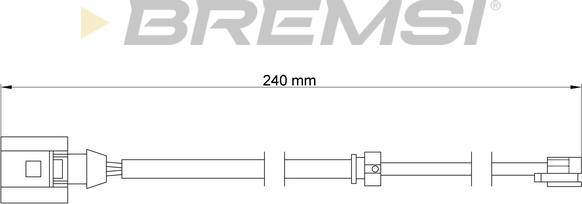 Bremsi WI0726 - Indikators, Bremžu uzliku nodilums autodraugiem.lv