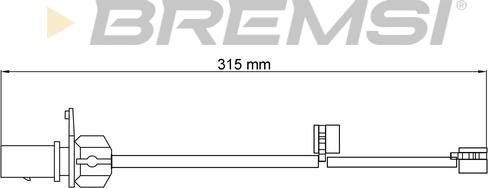 Bremsi WI0775 - Indikators, Bremžu uzliku nodilums autodraugiem.lv
