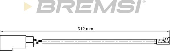 Bremsi WI0770 - Indikators, Bremžu uzliku nodilums autodraugiem.lv