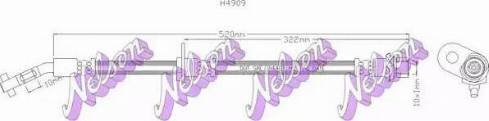 Brovex-Nelson H4909 - Bremžu šļūtene autodraugiem.lv
