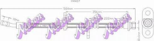 Brovex-Nelson H4407 - Bremžu šļūtene autodraugiem.lv