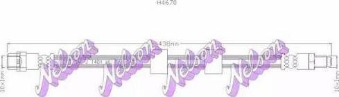 Brovex-Nelson H4670 - Bremžu šļūtene autodraugiem.lv