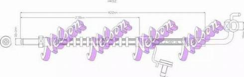 Brovex-Nelson H4112 - Bremžu šļūtene autodraugiem.lv