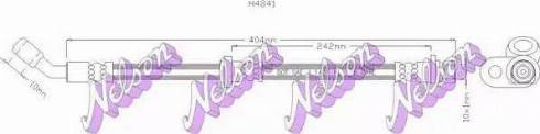 Brovex-Nelson H4841Q - Bremžu šļūtene autodraugiem.lv