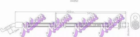 Brovex-Nelson H4852 - Bremžu šļūtene autodraugiem.lv