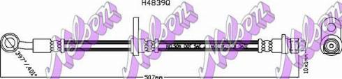 Brovex-Nelson H4839Q - Bremžu šļūtene autodraugiem.lv
