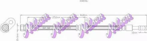 Brovex-Nelson H4836 - Bremžu šļūtene autodraugiem.lv