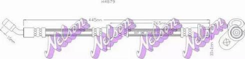 Brovex-Nelson H4879 - Bremžu šļūtene autodraugiem.lv