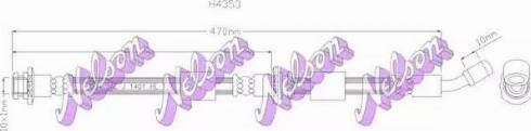 Brovex-Nelson H4353 - Bremžu šļūtene autodraugiem.lv