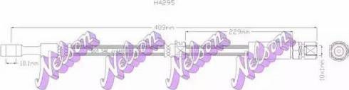 Brovex-Nelson H4295 - Bremžu šļūtene autodraugiem.lv