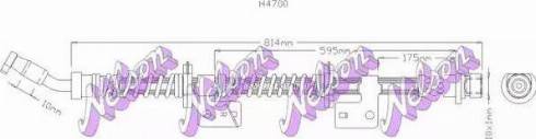 Brovex-Nelson H4700 - Bremžu šļūtene autodraugiem.lv