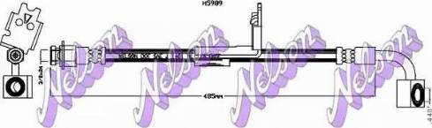 Brovex-Nelson H5989 - Bremžu šļūtene autodraugiem.lv