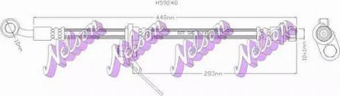Brovex-Nelson H5924Q - Bremžu šļūtene autodraugiem.lv