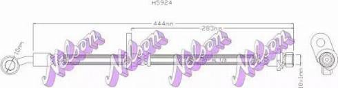 Brovex-Nelson H5924 - Bremžu šļūtene autodraugiem.lv
