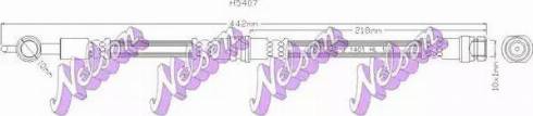 Brovex-Nelson H5407 - Bremžu šļūtene autodraugiem.lv