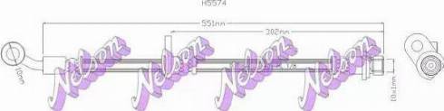 Brovex-Nelson H5574 - Bremžu šļūtene autodraugiem.lv