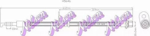 Brovex-Nelson H5646 - Bremžu šļūtene autodraugiem.lv