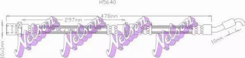 Brovex-Nelson H5640 - Bremžu šļūtene autodraugiem.lv