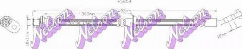 Brovex-Nelson H5654 - Bremžu šļūtene autodraugiem.lv