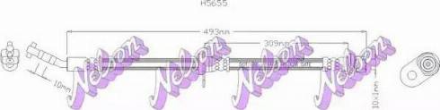 Brovex-Nelson H5655 - Bremžu šļūtene autodraugiem.lv