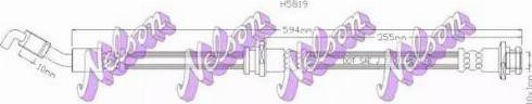 Brovex-Nelson H5819 - Bremžu šļūtene autodraugiem.lv