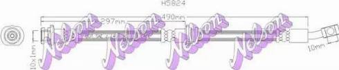 Brovex-Nelson H5824 - Bremžu šļūtene autodraugiem.lv