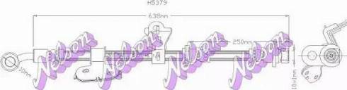 Brovex-Nelson H5379 - Bremžu šļūtene autodraugiem.lv