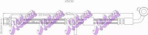 Brovex-Nelson H5290 - Bremžu šļūtene autodraugiem.lv