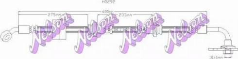 Brovex-Nelson H5292 - Bremžu šļūtene autodraugiem.lv