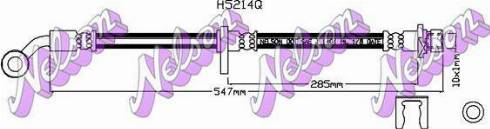 Brovex-Nelson H5214Q - Bremžu šļūtene autodraugiem.lv