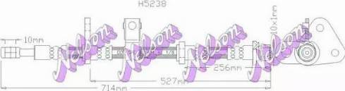 Brovex-Nelson H5238 - Bremžu šļūtene autodraugiem.lv