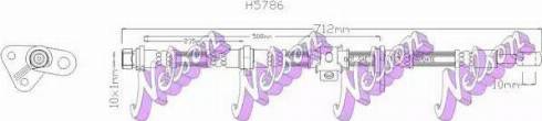 Brovex-Nelson H5786 - Bremžu šļūtene autodraugiem.lv
