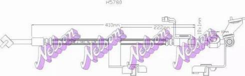 Brovex-Nelson H5780 - Bremžu šļūtene autodraugiem.lv