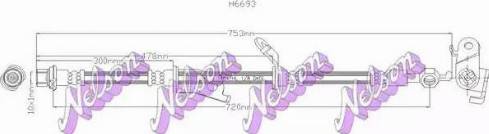 Brovex-Nelson H6693 - Bremžu šļūtene autodraugiem.lv
