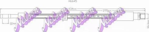 Brovex-Nelson H6645 - Bremžu šļūtene autodraugiem.lv