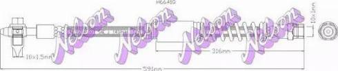 Brovex-Nelson H6641Q - Bremžu šļūtene autodraugiem.lv